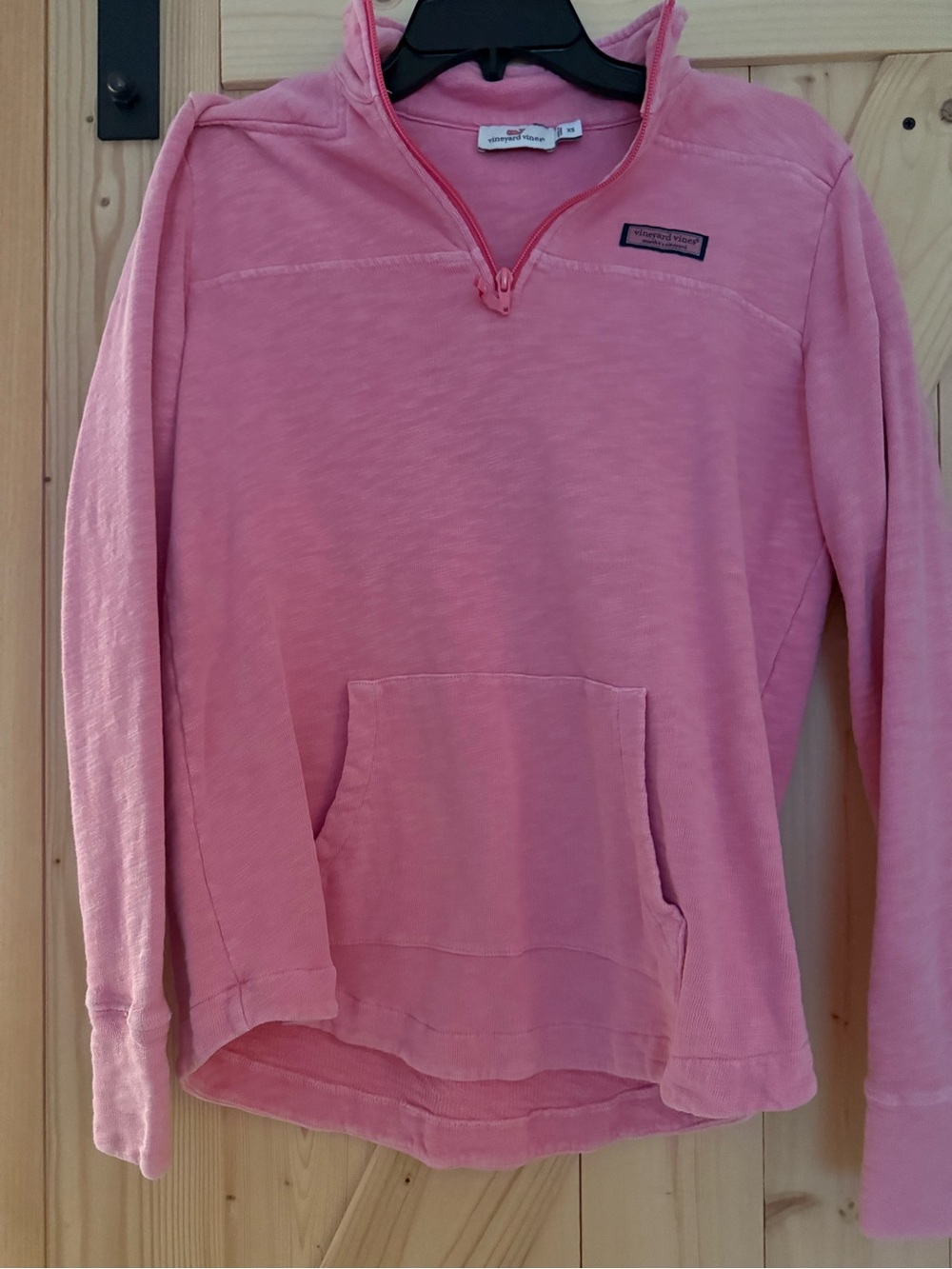 Vineyard vines Pink womens Quarter-Zip Pullover Sweatshirt